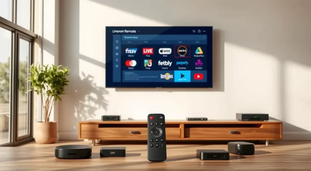 Apps de streaming compatíveis com controle remoto universal